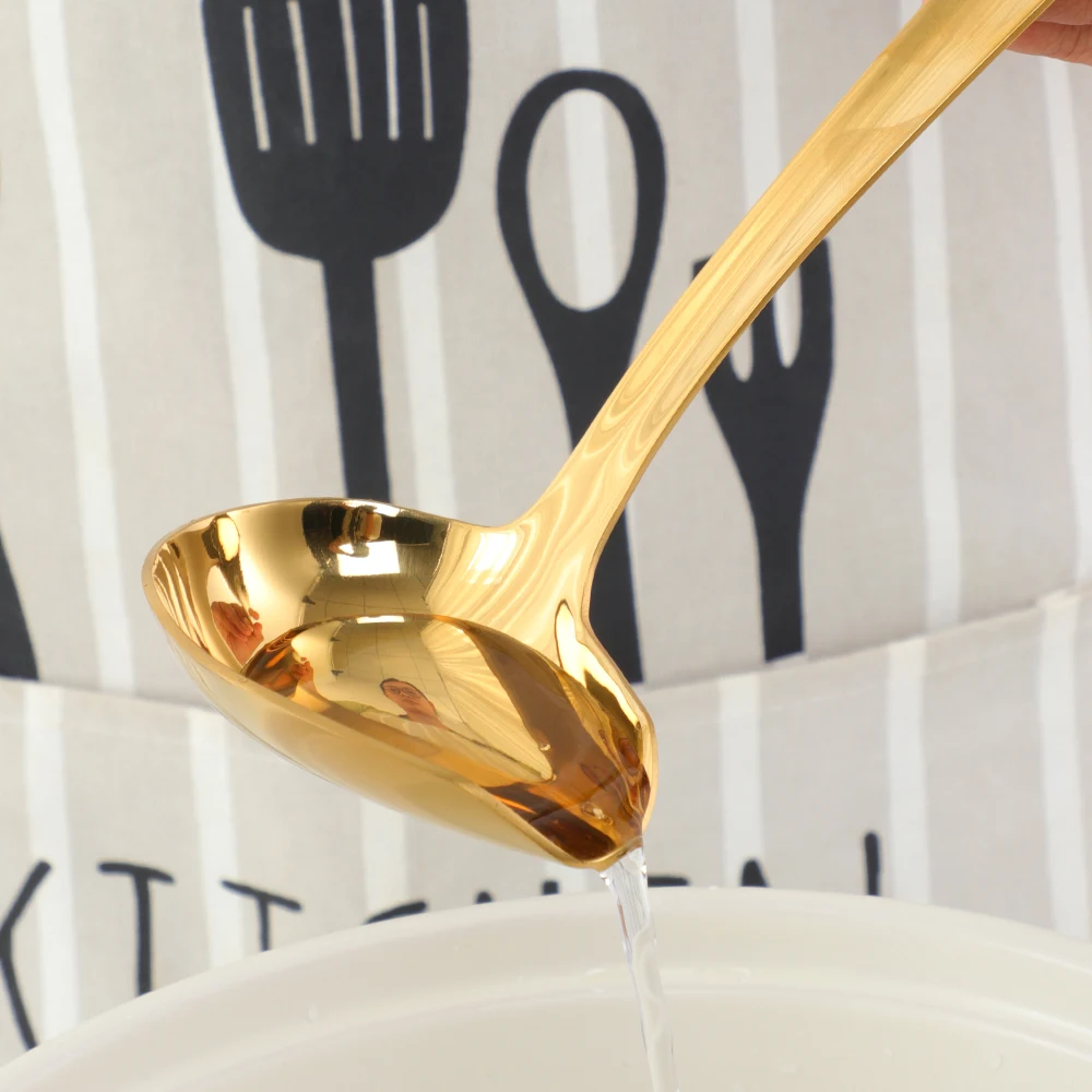 Ложка для супа и соуса из нержавеющей стали 1 шт.|Половники| |