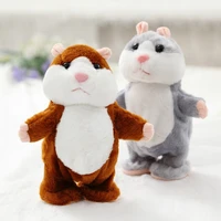 cute talking hamster pet plush toy 15cm oral record repeated falante plush mouse educational toys for children children%e2%80%99s gifts