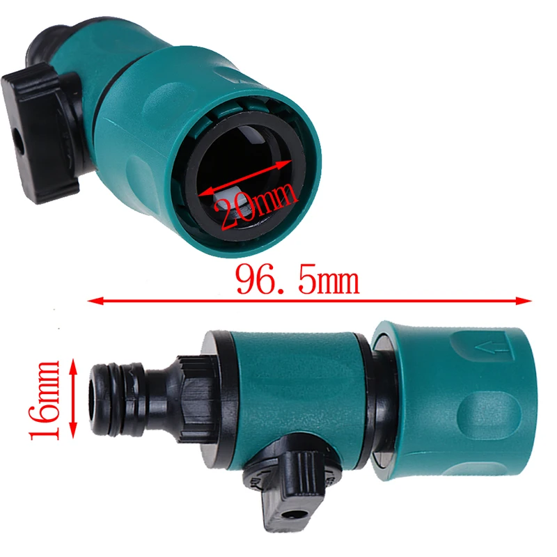 

Plastic Valve with Quick Connector Agriculture Garden Watering Prolong Hose Irrigation Pipe Fittings Hose Adapter Switch