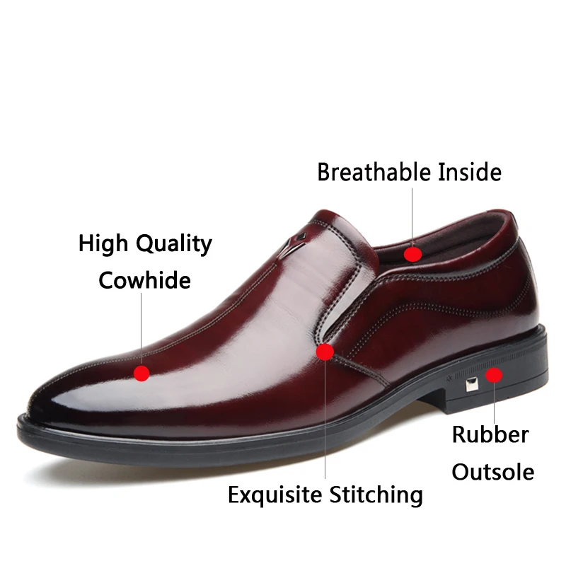 JUNJARM/Новинка 2020 года Сезон весна Модные мужские туфли оксфорды в деловом стиле