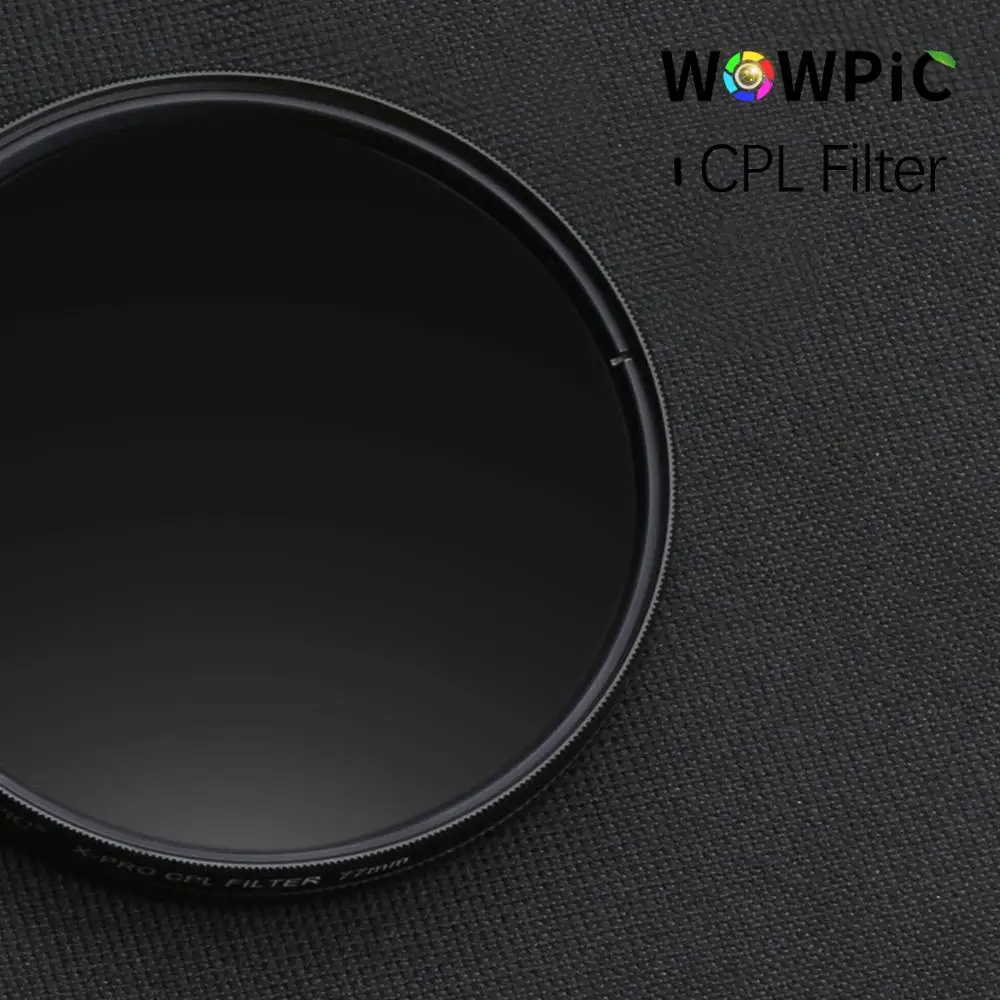 Поляризационный фильтр WOWPIC CPL 49 52 мм 55 58 62 67 72 77 82 объектив Filtre фото для Canon Nikon Sony