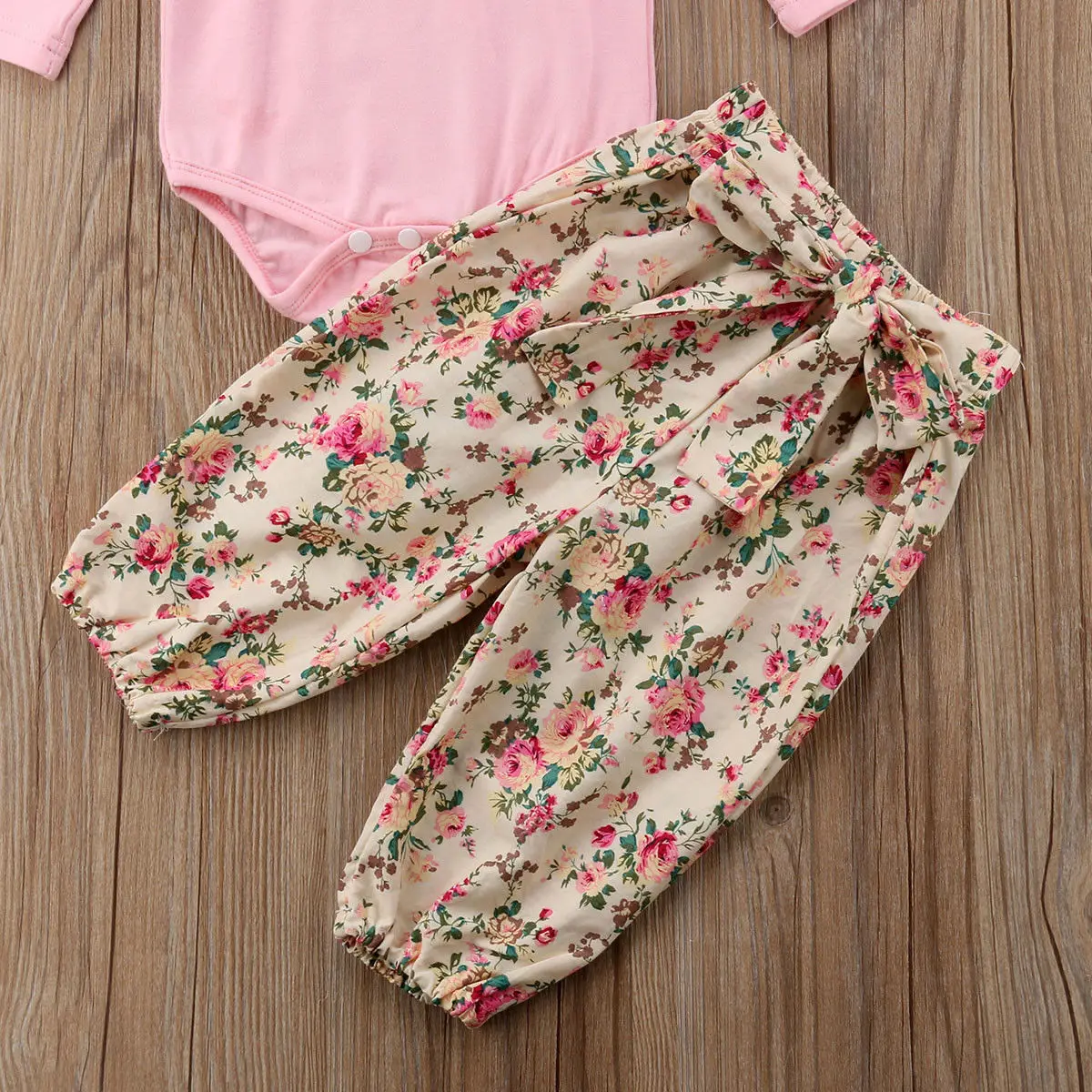 3 шт. детское боди с длинным рукавом оборками|Комплекты одежды| |