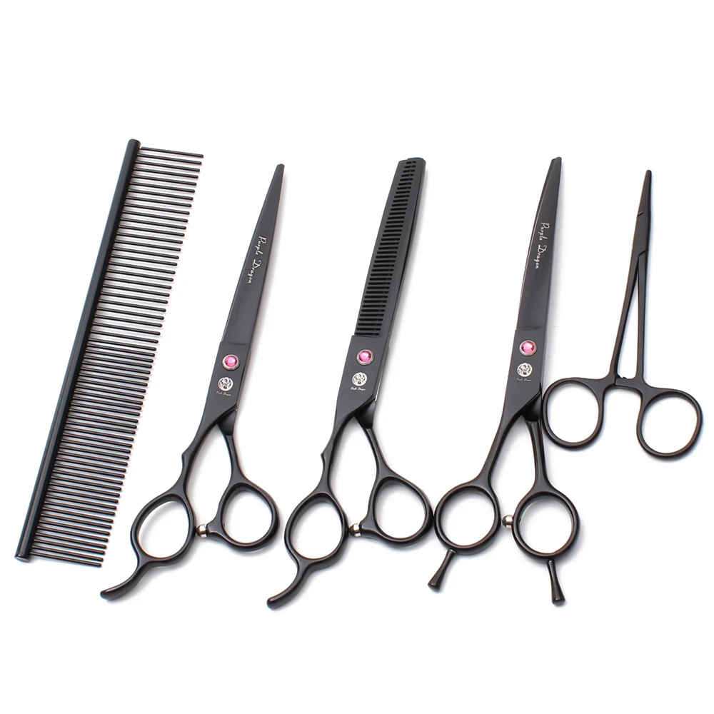 Ножницы для ухода за собакой левосторонние 7 0 &quotфиолетовые ножницы резки