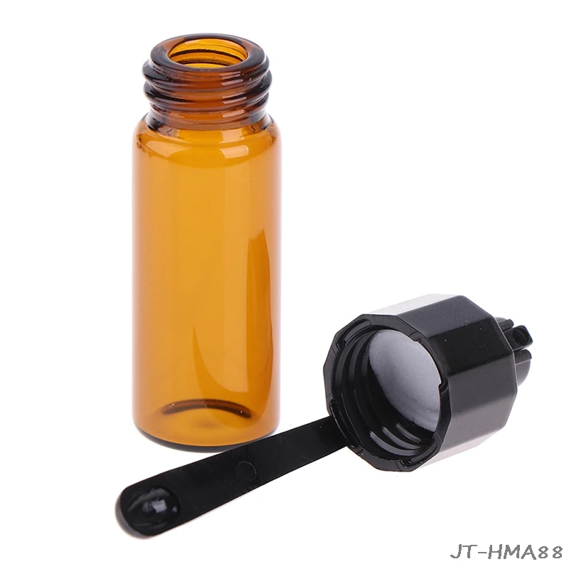 

36mm/51mm Glass Bottle Snuff Snorter Botella Bullet Travel Pill Containers