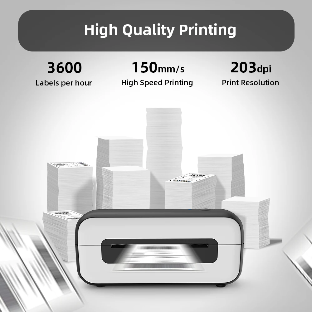 Набор термопринтеров для этикеток принтер 203 точек/дюйм 150 мм/секция фото и