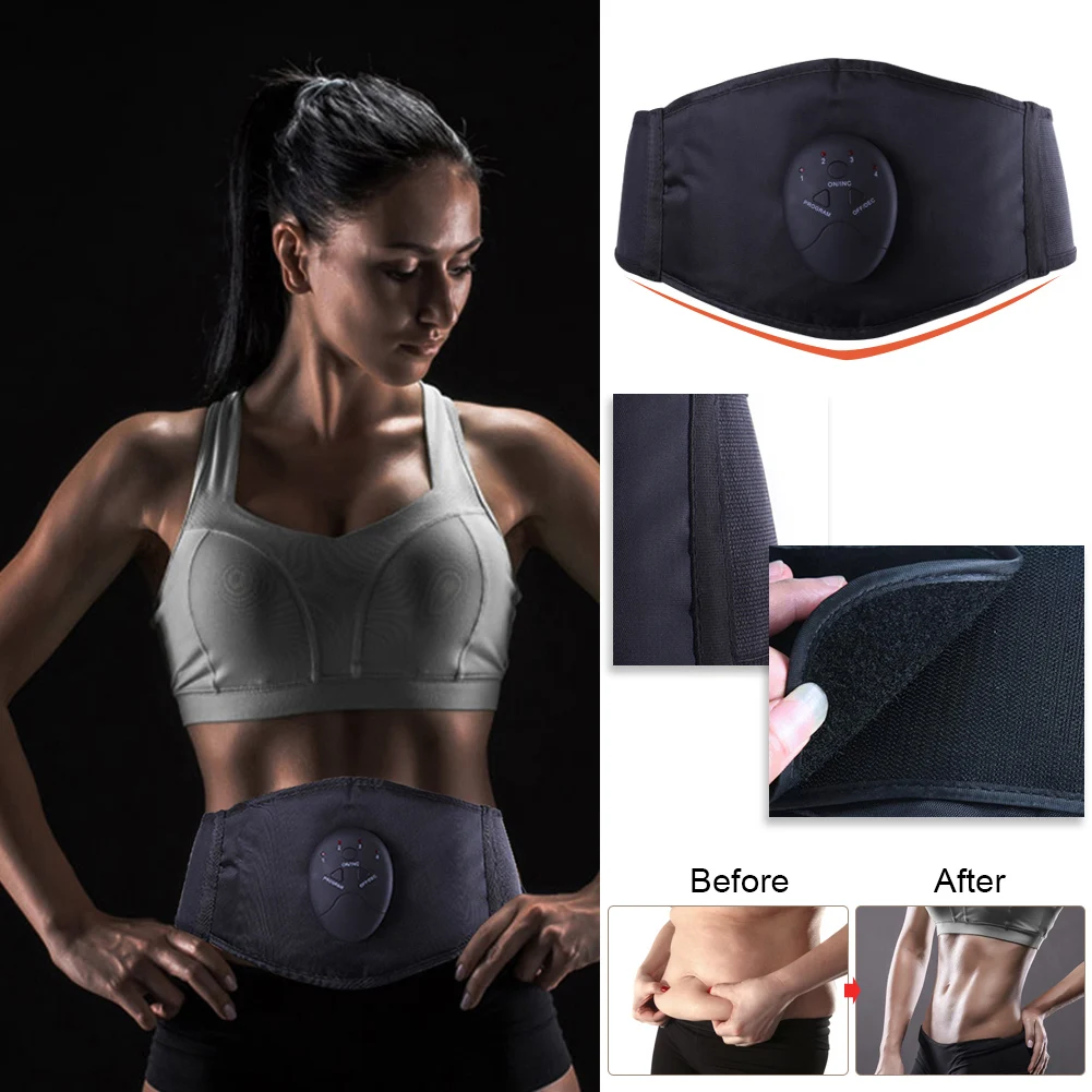 

EMS Body Slimming Massager Wireless Muscle Stimulator Trainer Smart Fitness Abdominal Training Electric Weight Loss Stickers EMS