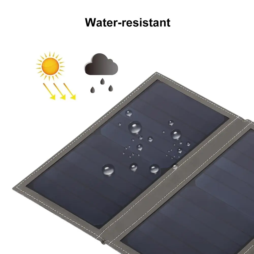 Портативная солнечная панель 14 Вт 21 28 с USB зарядным устройством складная сумка на