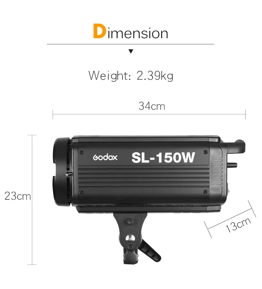 Godox SL-150W SL150W 150WS 5600K белая версия ЖК-панель светодиодный светильник для видео с непрерывным выходом студийный светильник с креплением Bowens