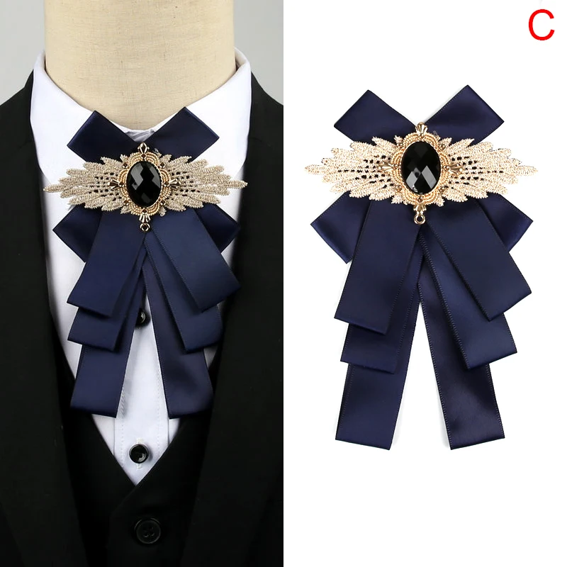 Галстук бабочка винтажная Камея Дамская голова диамод лента брошь с кисточкой