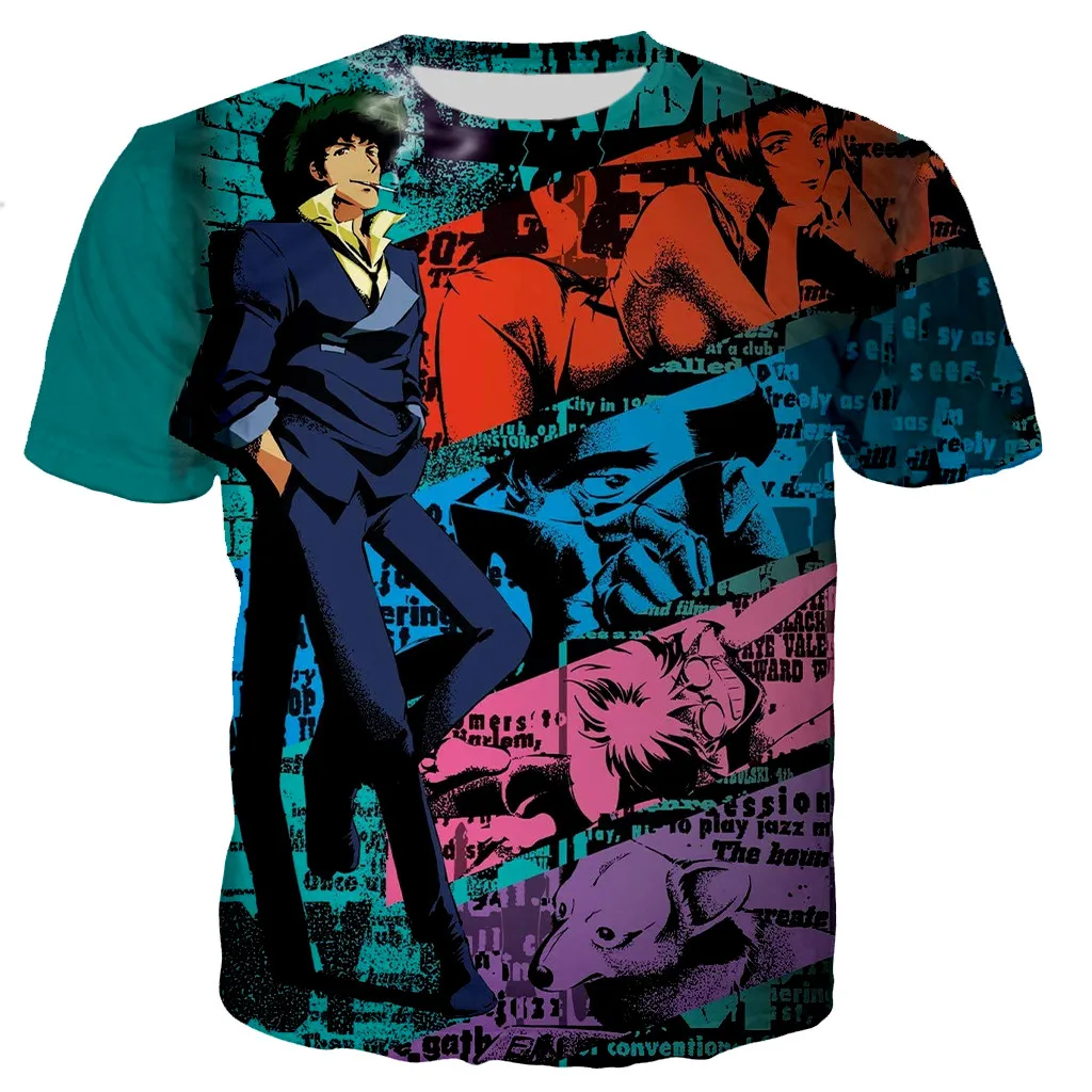 

Cowboy bebop men/women New 3D printed t-shirts casual Harajuku style tshirt streetwear tops dropshipping