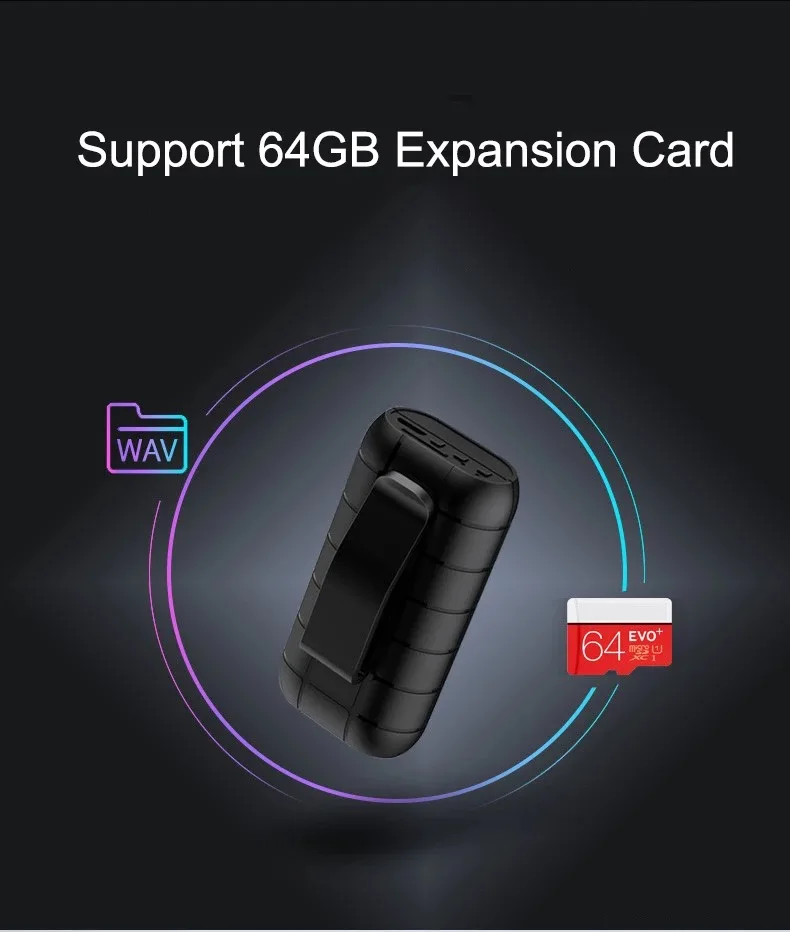 

Mini Digital Voice Recorder 20 Days 500 Hours Dictaphone Pen Multi-function Digital Recorder Voice Activated HD Noise Reduction