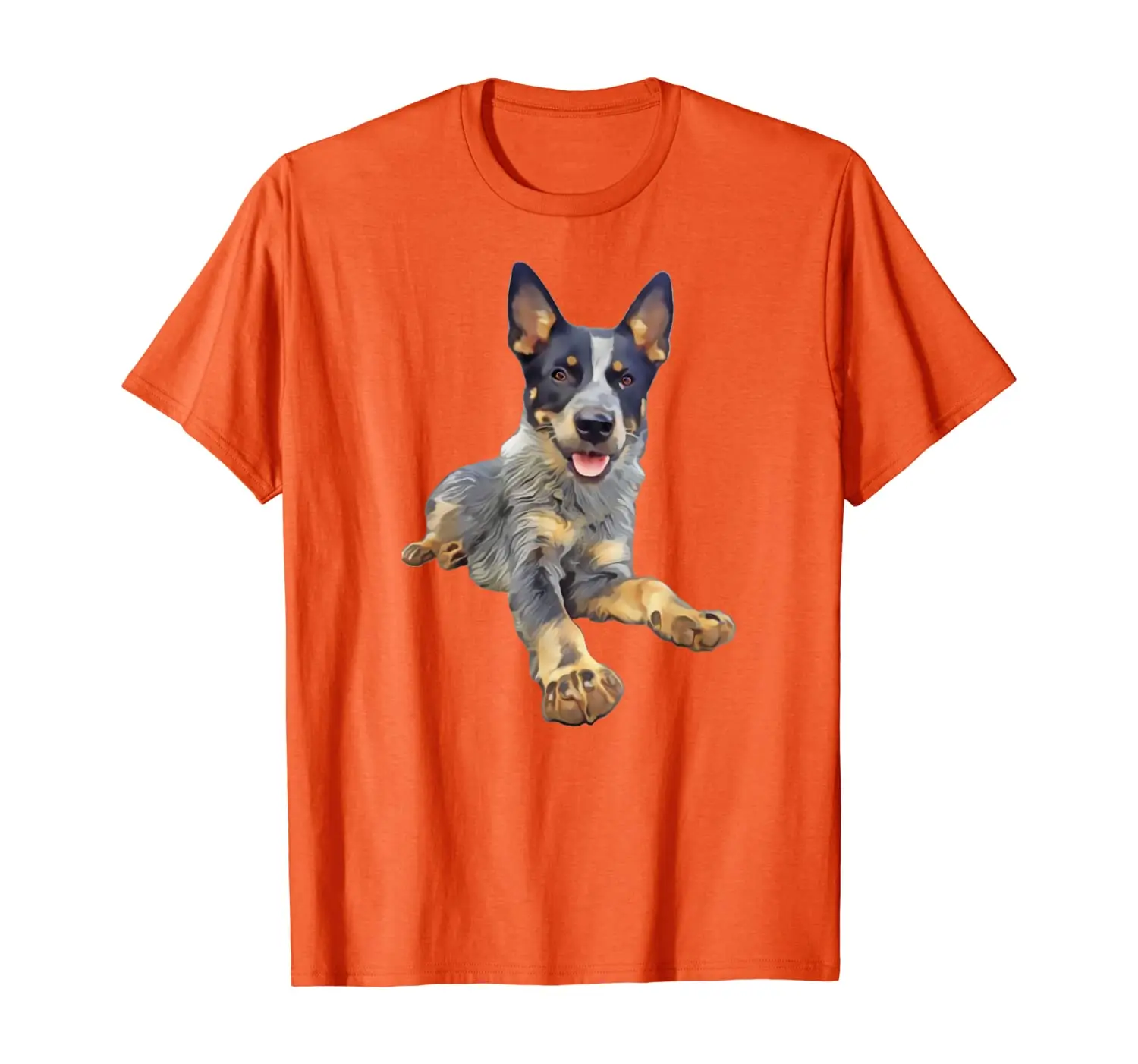 

Queensland Heeler Blue Laying Down t-shirt