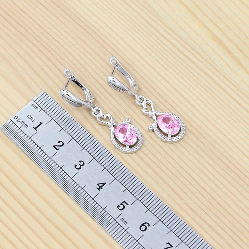 Комплект ювелирных изделий из серебра 925 пробы для невесты романтические