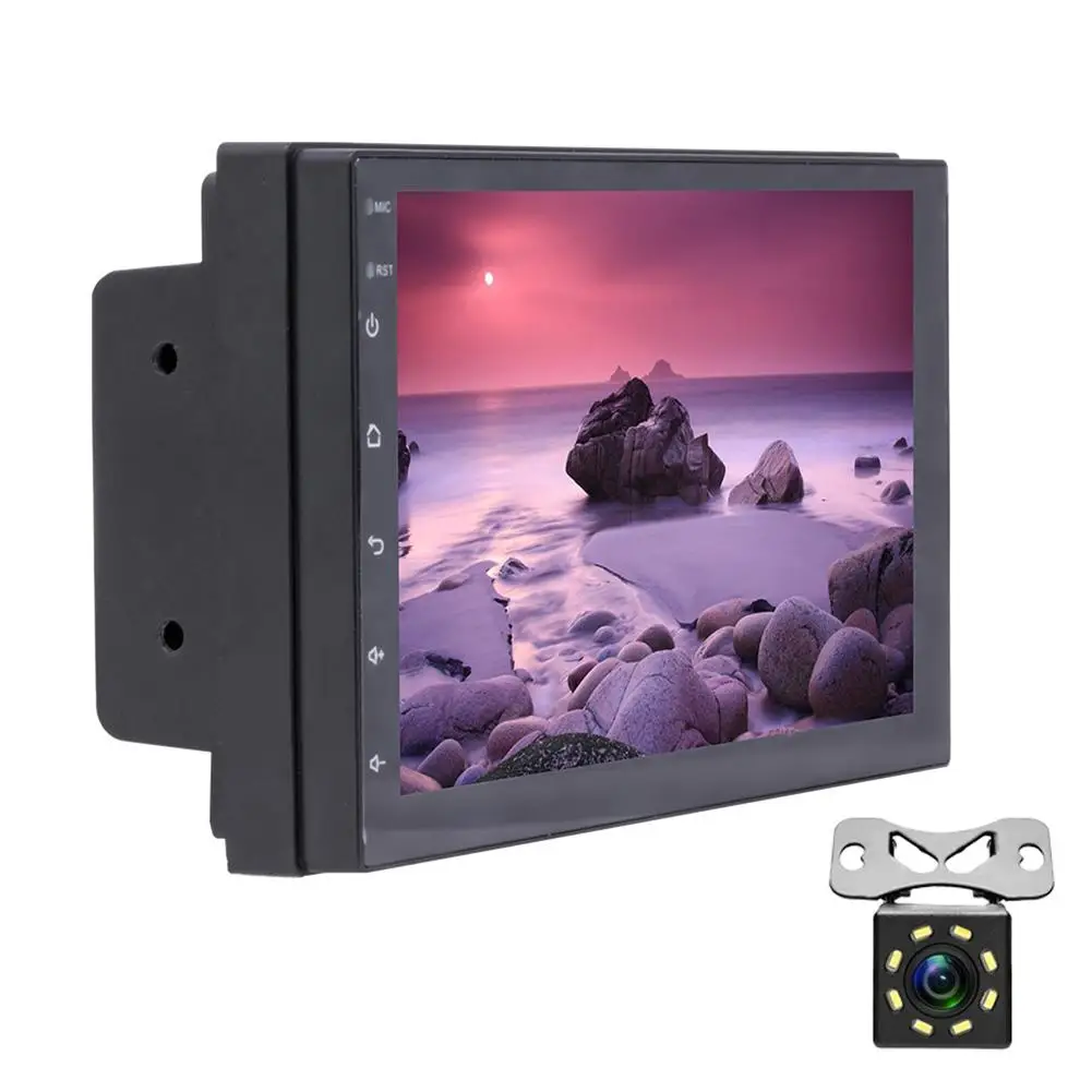 2 Din Android 9 1 Автомобильный мультимедийный видео плеер Авто Радио Bluetooth WIFI Аудио