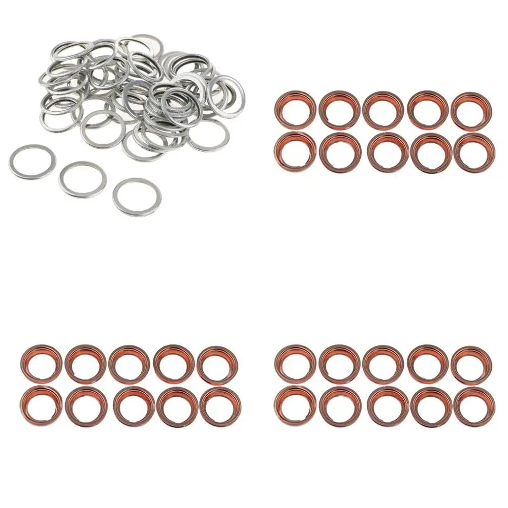 5 50 шт. прокладка масляного поддона для слива масла Вилки раздавить