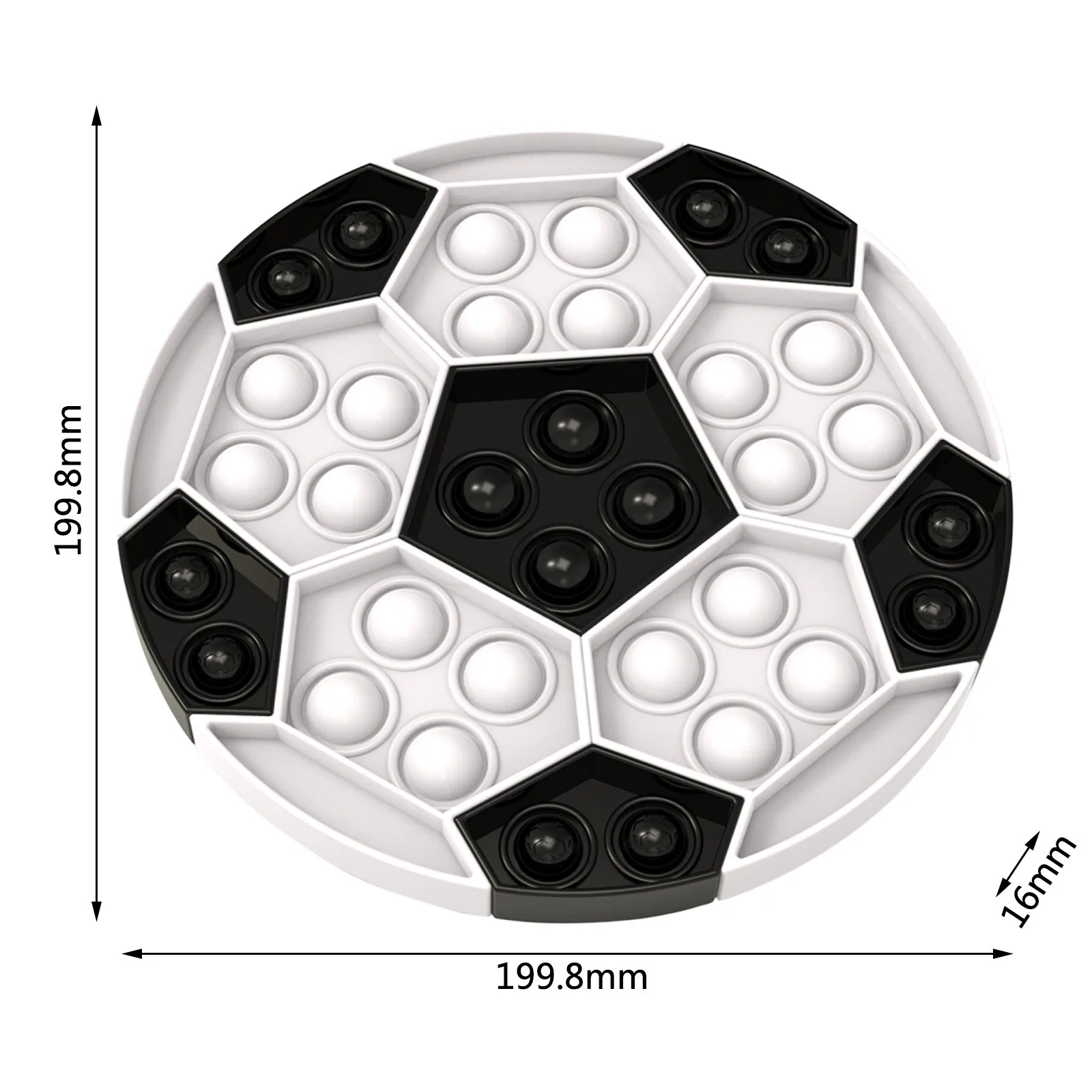 

Push Pops Bubble Fidget Toys Ball Game Football Bubble Fidget Sensory Toys Silicone Anxiety Special Stress Soccer Toy Brinquedos