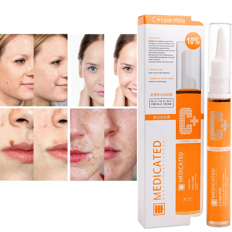 

15ML Freckle Remover Gel Vitamin C Whitening Anti-Freckle Cream Pencil to effectively remove stains and freckles