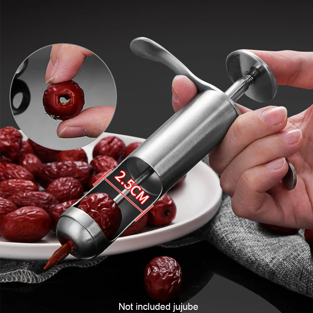 Быстро Jujube ptter Аксессуары Ручной инструмент коронщик кухня пружина держать в комплекте нержавеющая сталь Фрукты Вишня гаджеты для удаления семян