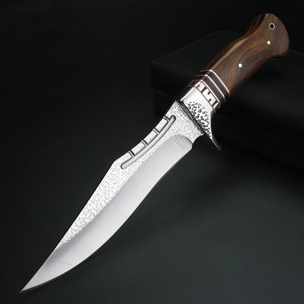 

Outdoor Hunting Portable Fixed Blade Knife Jungle Adventure Csgo Pocket Knives Wood handle Camping Hiking Survival Knife for Men