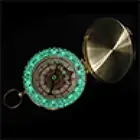 Высококачественный походный Карманный латунный Золотой компас, портативный компас, навигация для активного отдыха, оборудование для кемпинга