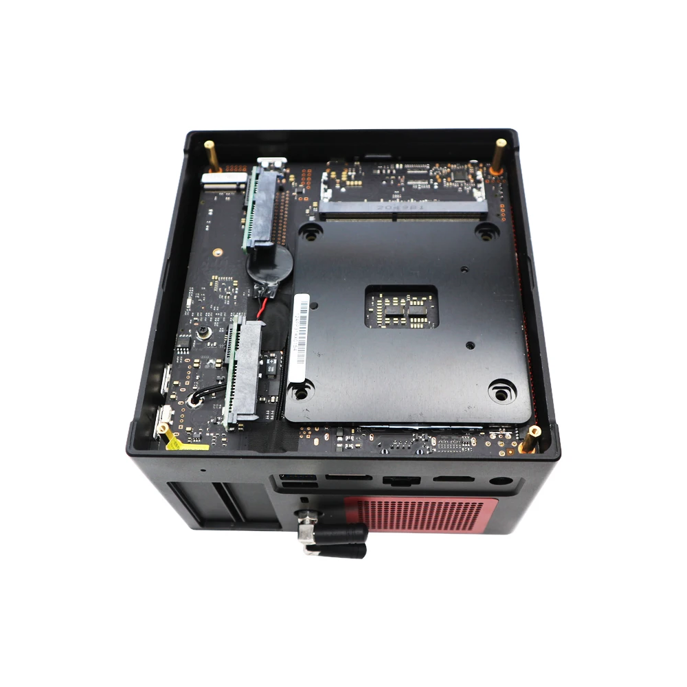 Newest 10TH Fan Gaming Computer Case Intel Core i9 10900T i7 10700T i5 10600T 10500T DIY Mini PC M.2 NVME SSD Win10 Pro AC WiFi |