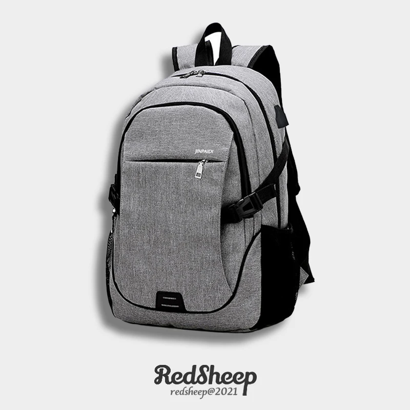 Мужской деловой рюкзак для ноутбука 2021 дюйма с USB портом зарядки| |