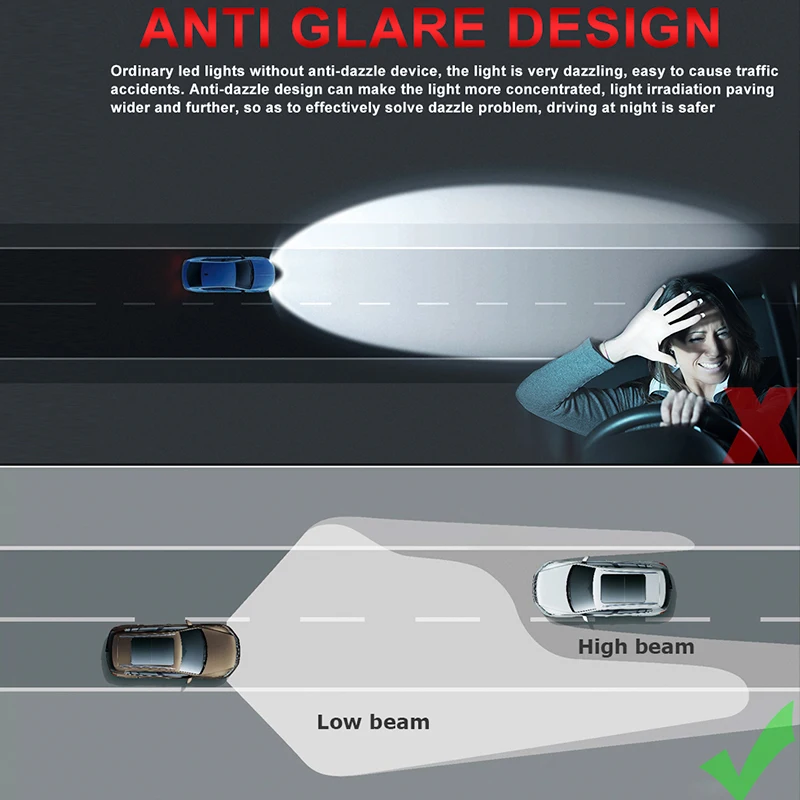 Hlxg Mini CSP H7 H4 светодиодный беспроводной головной светильник para auto HB4 HB3 лампа