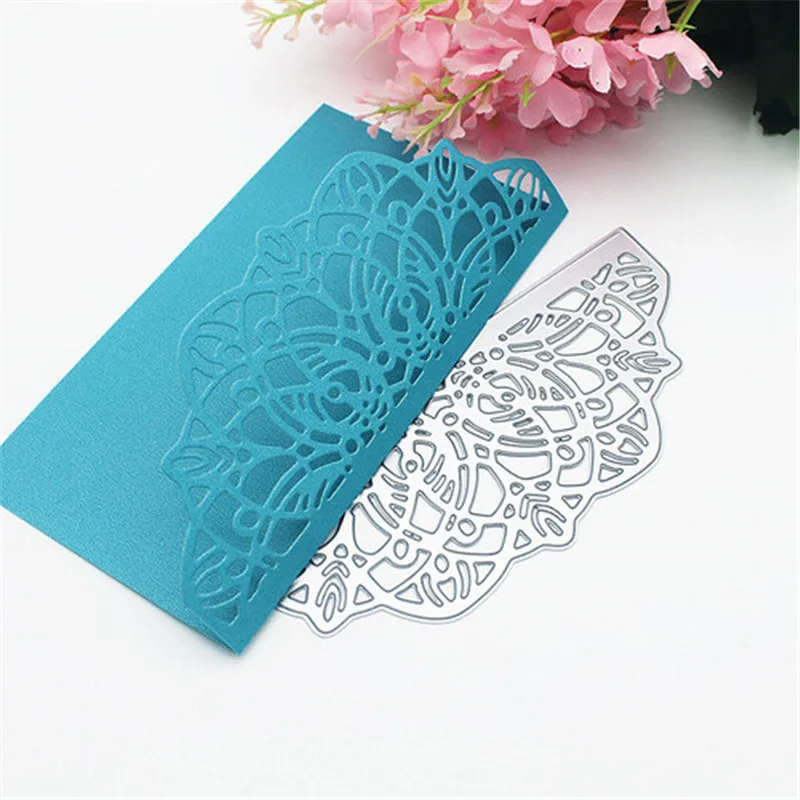 Новинка 2020 года хит сделай сам конверт кружевные металлические Вырубные штампы