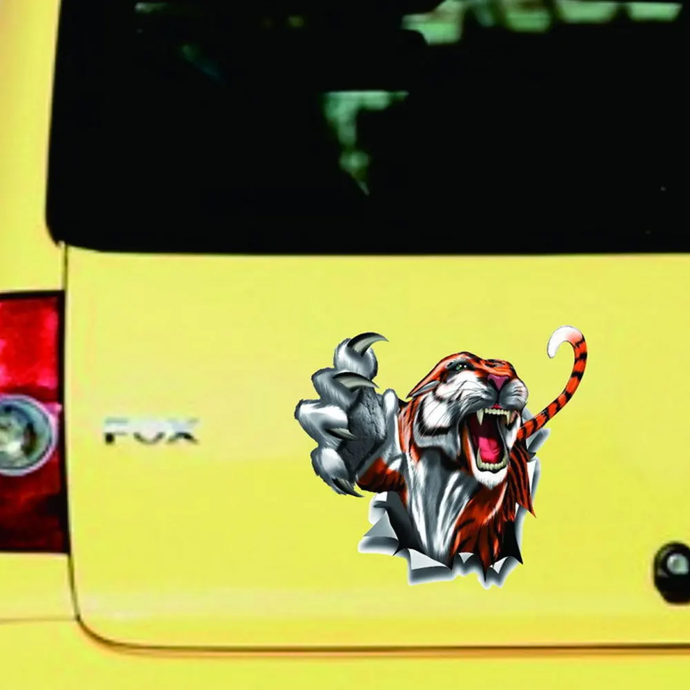 DSYCAR 2 шт./лот наклейки на автомобиль дикие тигровые когти охотничьи тело