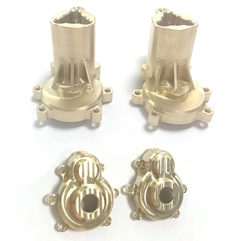 

2PCS Brass Front C Hub Carrier C Block for 1/10 Redcat GEN8 Scout II & 1set RER11407 Brass Rear Outer Portal Housing