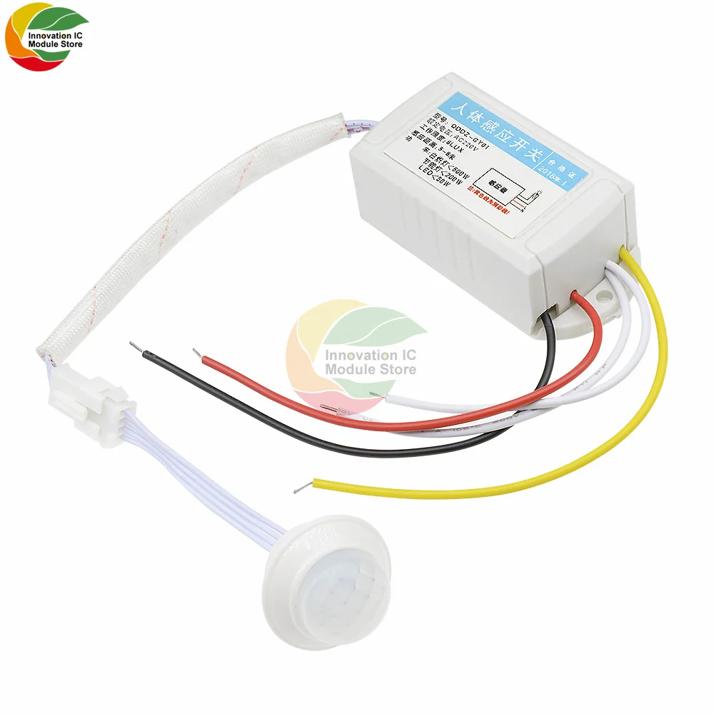 

220V Human Motion Body Infrared IR Sensor Automatic Light Switch Intelligent Lamps Controller Sensors For The Corridor Stairs