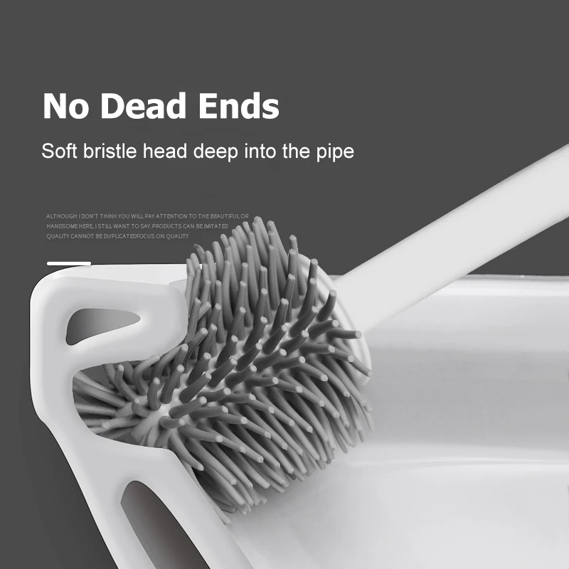 ONEUP настенный TPR держатель для туалетной щетки мягкая резиновая Чистящая щетка