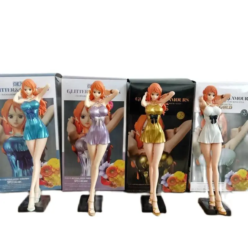 

Фигурка японского аниме 20-24 см, One Piece Nami Hancock, купальный костюм, платье, экшн-фигурка, игрушечная фигурка из ПВХ