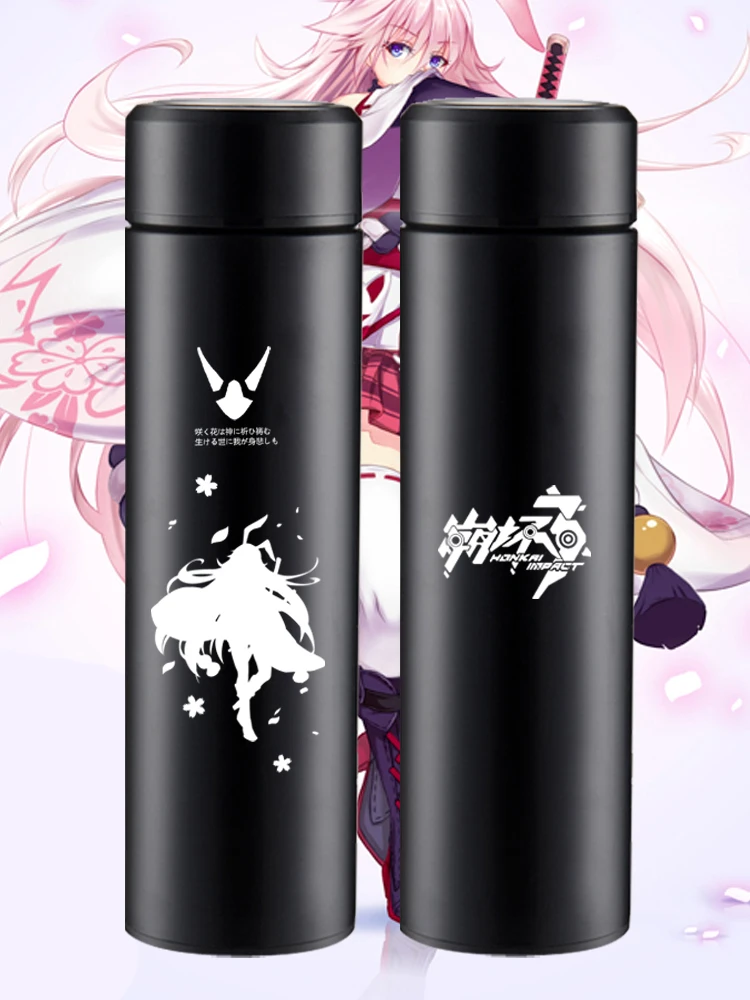 

Honkai Impact 3rd HOT Game Yae Sakura мультяшный термос чашка 304 чашка для воды из нержавеющей стали дорожная портативная чайная чашка подарок на день рожде...