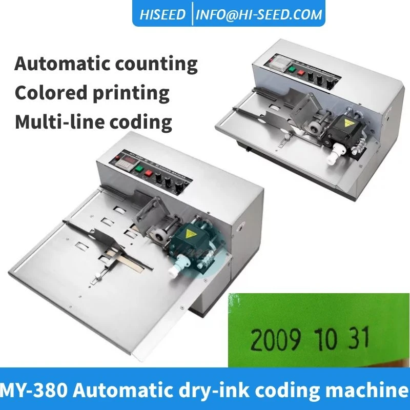 

MY-380F Automatic Ink Roll Coding Production Date Batch Number Continuous Coding Machine Paper Plastic Bag Printer