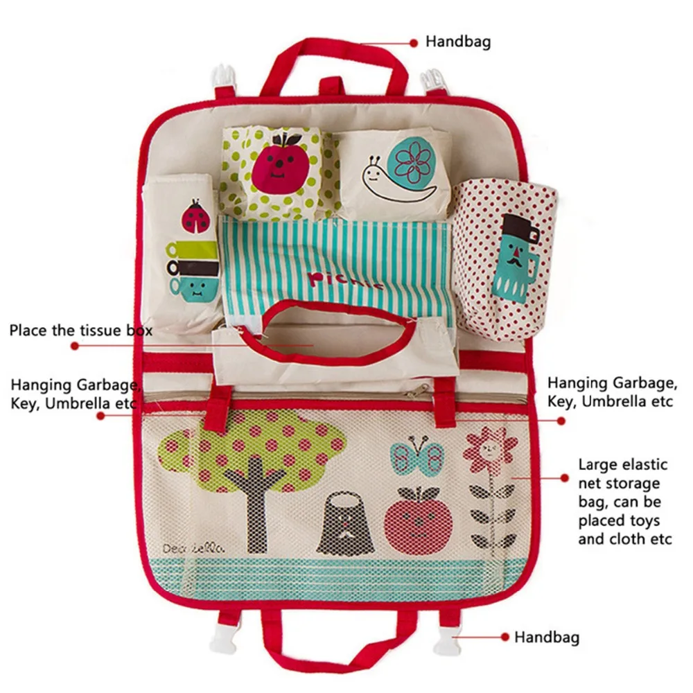 Новый автомобильный органайзер для хранения сидений сзади Автомобильный задний