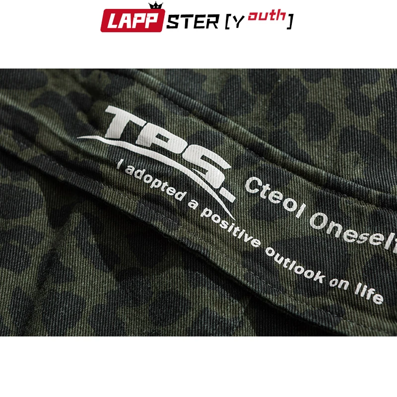 LAPPSTER мужские леопардовые уличные толстовки 2019 Японская уличная хип хоп с