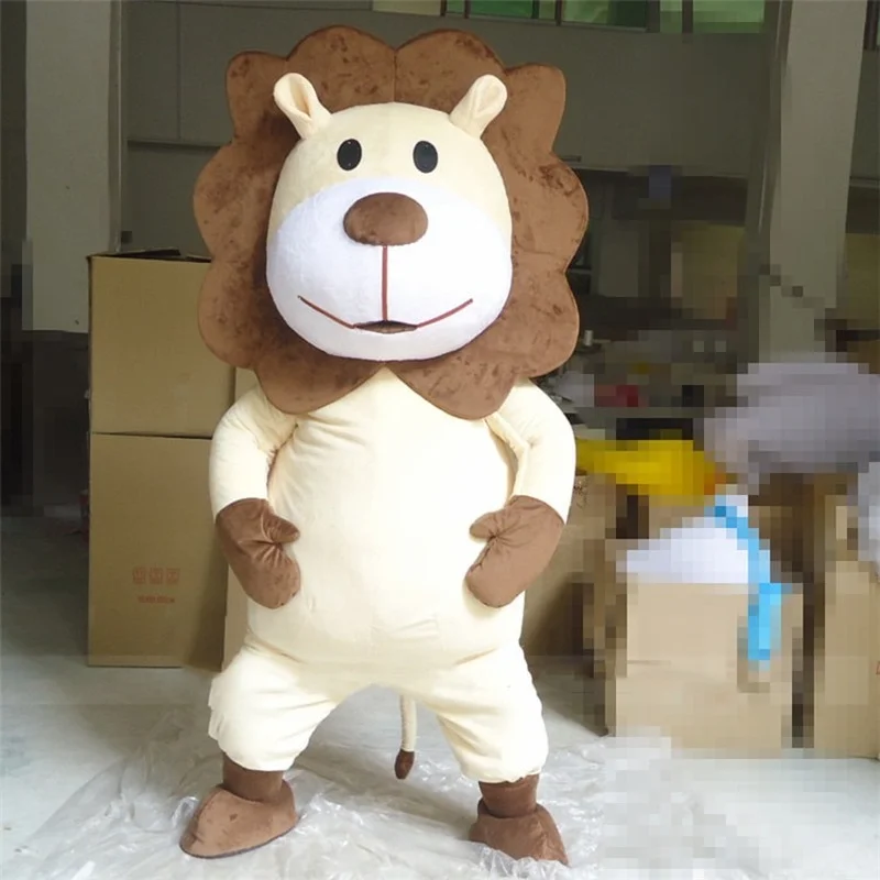 

Lion Mascot Costume Cosplay Furry Suits Party Game Fursuit Cartoon Dress Outfits Carnival Halloween Xmas Easter Advertising
