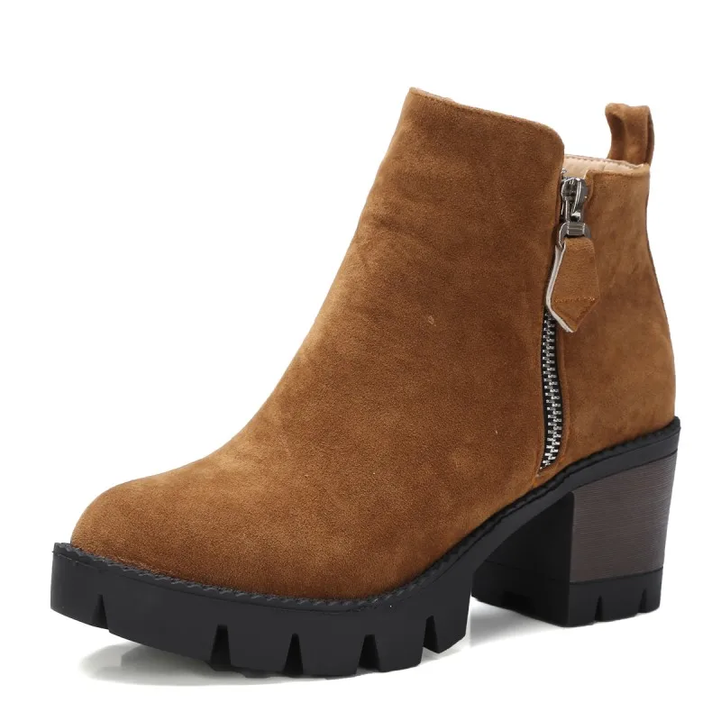 Женские ботинки больших размеров 9 10 11 12 женская обувь женские с боковой молнией