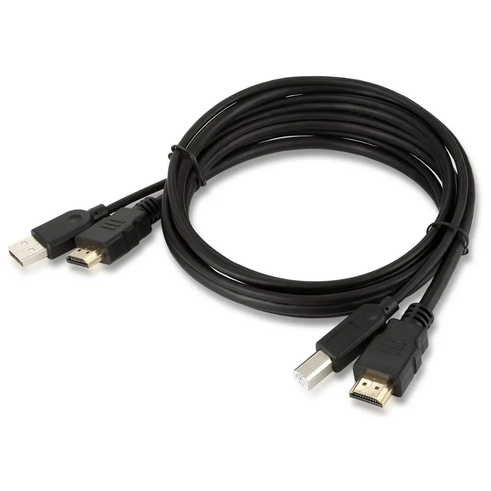 Tesla smart высококачественный 1,5м HDMI USB KVM выделенный кабель