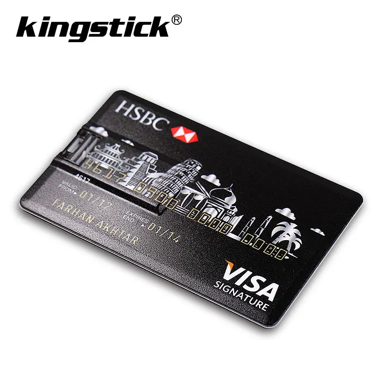 Высокоскоростной USB флеш накопитель для кредитных карт карта памяти 32 ГБ HSBC MasterCard