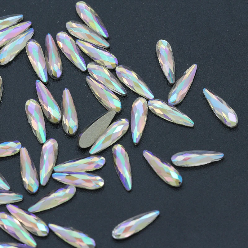 Стразы с плоским основанием Pretty Tear Drop хрустальные стразы украшение из страз