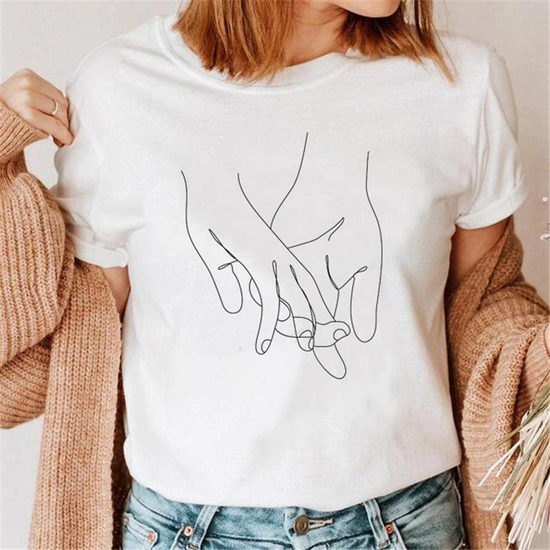 

Deer 90s Trend Festival Merry Christmas Women New Year Clothes T-shirts Cartoon Fashion Tshirt Holiday Top Female Graphic Tee