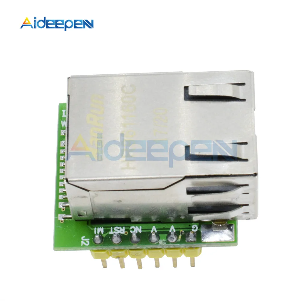 Сетевые модули W5500 Ethernet для интерфейса Arduino TCP/IP 51/STM32 SPI 3 В 5 В|Детали и аксессуары