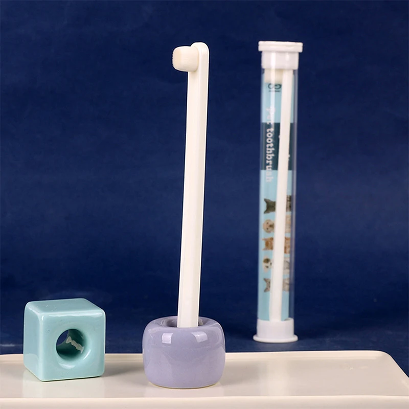 Зубная щетка для домашних животных кошек собак уход за зубами |