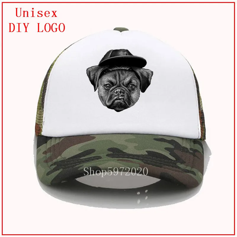 Бейсболка с изображением мопса куб черная Живая масса Мужская шляпа и кепка газетчика Лидер продаж 2020