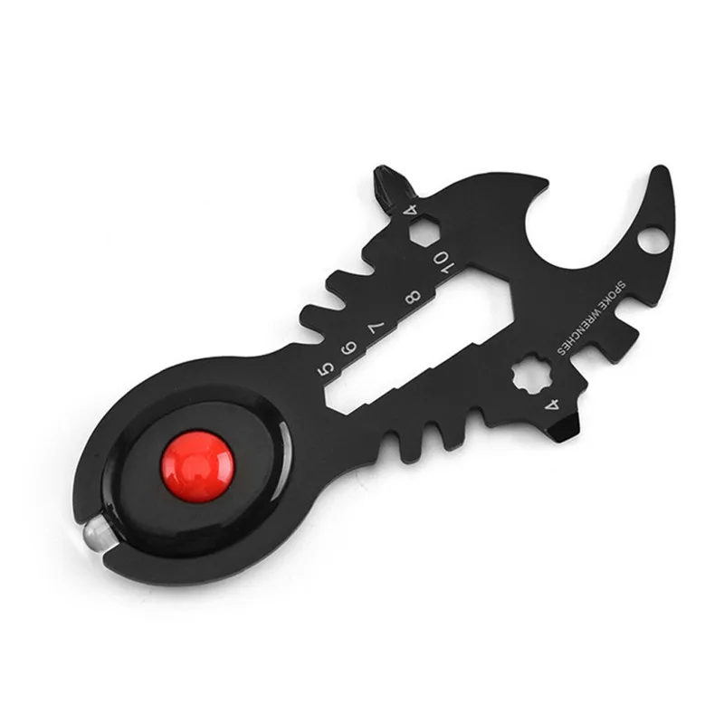 D Светящийся Многофункциональный Открытый EDC Инструмент Кемпинг Военная Кредитная карта спасательное карманное электронное устройство для выживания открывалка Отвертка CY02 - Цвет: D