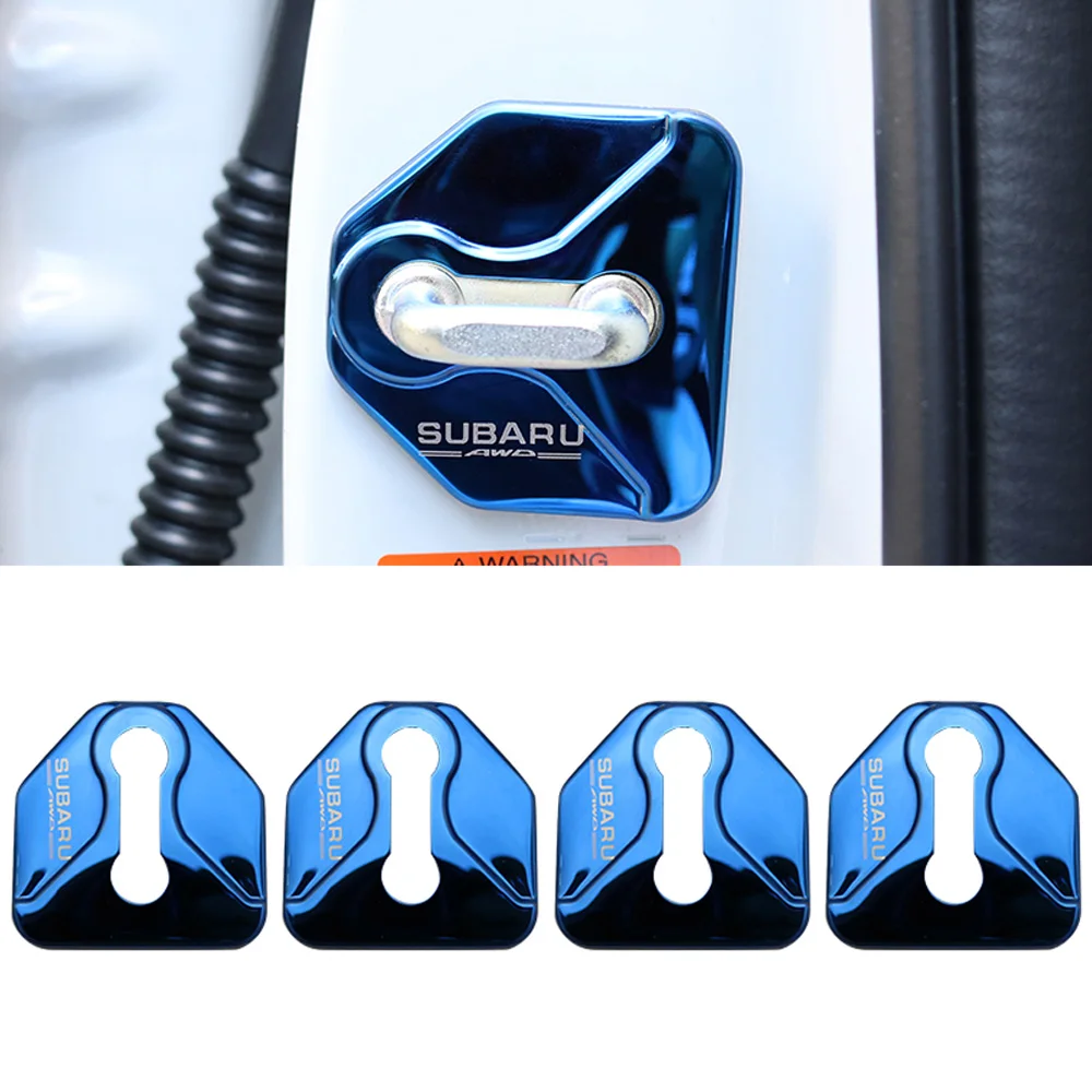 Автомобильные аксессуары замок двери пряжка крышка протектор Наклейка для Subaru