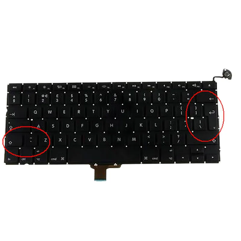 Новая английская клавиатура для ноутбука macbook pro Unibody 13 '&#x27A1278 без подсветки |