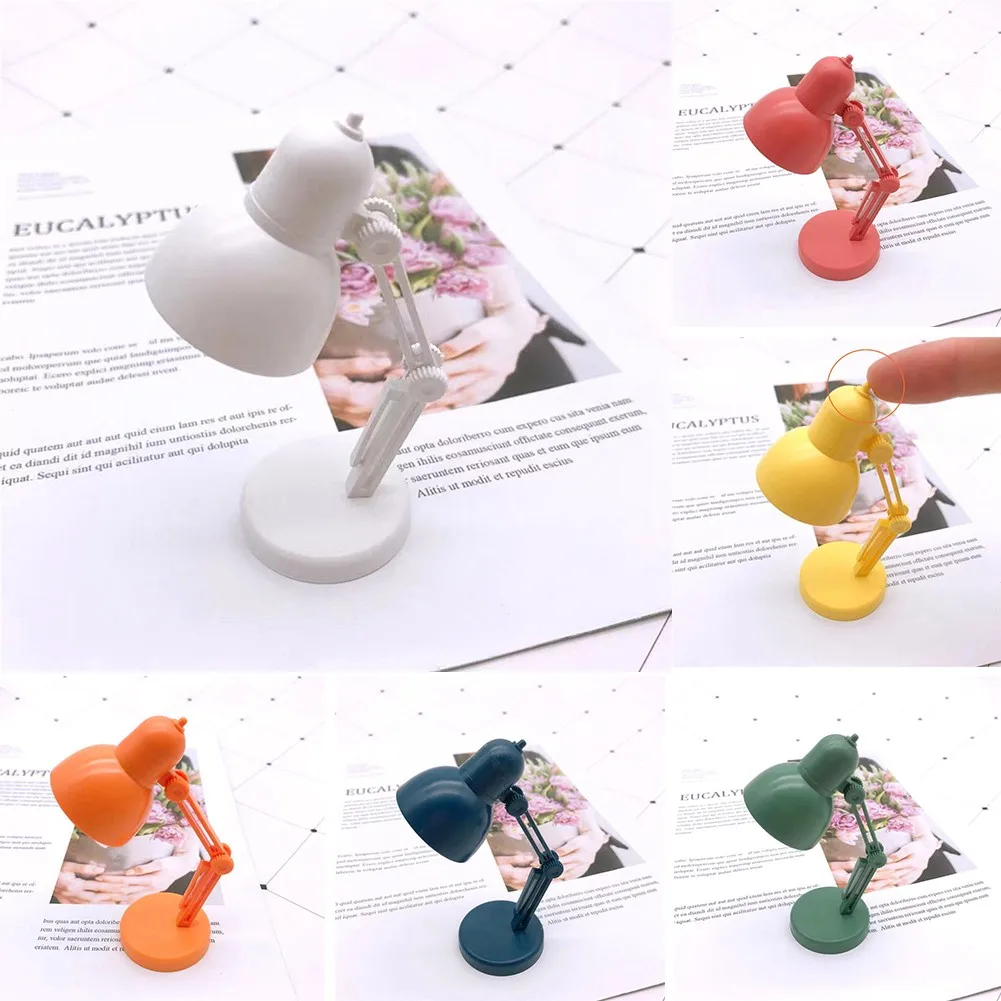 

1*Mini Table Lamp Lamp Adjustable Cute Night Light Student Reading Lamp Desktop Decor In Stock Drop Shipping